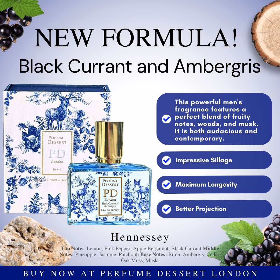 [B1 G1 30ML RANDOM SCENT] BLACK CURRANT AMBERGRIS 30ML Perfume Dessert  London