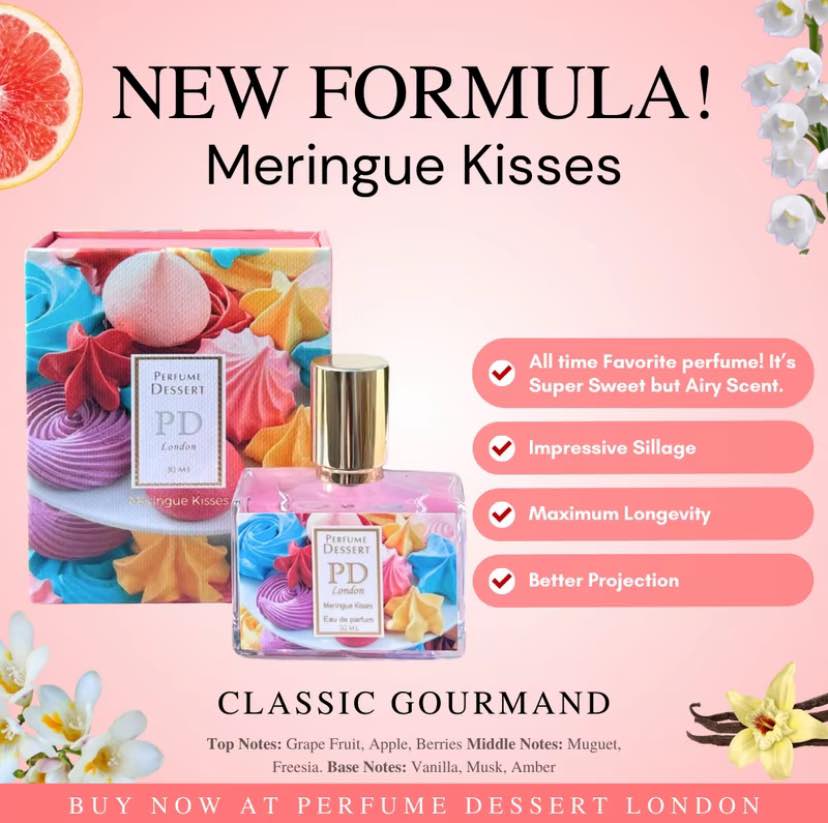 New Formula MERINGUE KISSES 30ml Perfume Dessert London